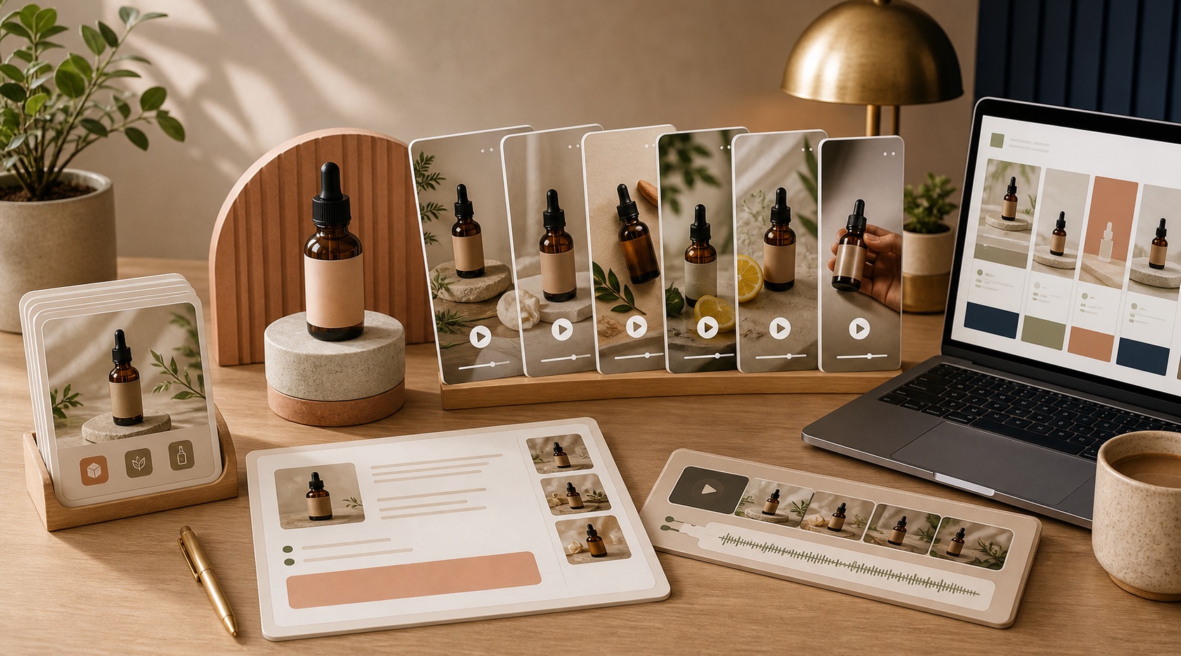 Reusable creative workstation for Shopify video planning
